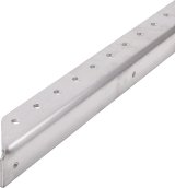 Allstar Performance Aluminum Angled Stock ALL23135 Fabrication Component, Stock, Aluminum, Natural, 1 in. Width, 1 in. Height, 30 in. Length, Each thumbnail 2