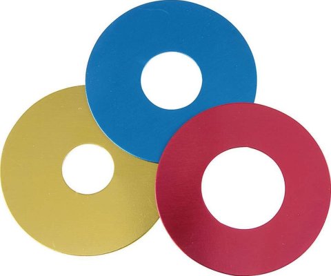Allstar Performance Water Outlet Restrictors ALL30241 Restrictors, Aluminum, Buick, Chevy, Ford, Oldsmobile, Pontiac, Set of 3
