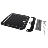 Allstar Performance Access Panels ALL18541 Deck Lid, Aluminum, Black, Square, 8 in. x 8 in. Door, Universal, Kit thumbnail 1