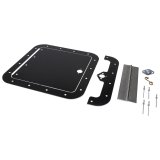 Allstar Performance Access Panels ALL18541 Deck Lid, Aluminum, Black, Square, 8 in. x 8 in. Door, Universal, Kit thumbnail 2