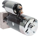 Allstar Performance High-Torque Gear Reduction Mini Starters ALL80515 Starter, Mini, Reduction, Standard Rotation, Black/Natural, Buick, Chevy, GMC, Oldsmobile, Pontiac, Each thumbnail 1