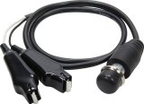 Allstar Performance Remote Starter Buttons ALL76206 Buttons, Push Button Switch, 60 in. Long Lead, Gator Style Clamps, Insulated, Black, Each thumbnail 1