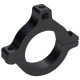 Allstar Performance Aluminum Accessory Clamps ALL10488 Clamp, Round Roll Bar Clamp, Aluminum, Black, 1.500 in. Tube Diameter, 1/4-20 in. Threaded Mount, 1/4 in Through Hole, Each thumbnail 2