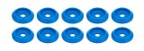 Allstar Performance Countersunk Washers ALL18848 Washers, Countersunk, Plastic, Blue, 0.250 in. I.D., 1.25 in. O.D., Set of 10 thumbnail 2