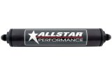 Allstar Performance Inline Aluminum 63 Microns Fuel Filter with -6 AN Inlet Size ALL40239 Filter, Aluminum, Black Anodized, Stainless Mesh Element, Male Inlet/Outlet, 2 in. Diameter, 12 in. Length, Each thumbnail 2