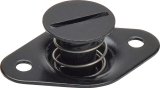 Allstar Performance Flush Head Self-Ejecting Button Fasteners ALL18991 Quick Fasteners, Fastener, Slotted Head, Steel, Black, 0.31 in. Shank Diameter, 0.40 in. Shank Length, Set of 10 thumbnail 1