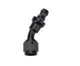 Allstar Performance Hose Ends ALL49422 End Pushlock Black Aluminum 30 Deg Elbow -6 thumbnail 1