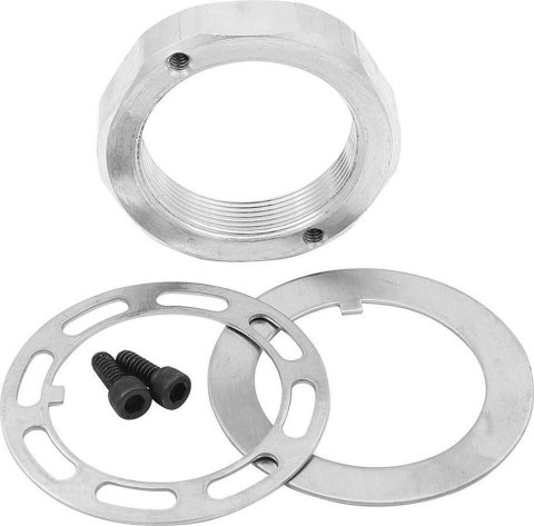 Allstar Performance Spindle Nut Kits ALL44131 Kit, Aluminum, Nut, Lock Ring, Retainer, Two Locking Screws, Kit thumbnail 2
