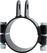 Allstar Performance Axle Tube Brackets ALL68322 Housing Braces, Parallel Mount, Steel, Black, Each thumbnail 1