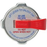 Allstar Performance Recovery High-Pressure Radiator Caps ALL30131 Cap, Stant, 21-25 psi, With Pressure Release Lever, Each thumbnail 2