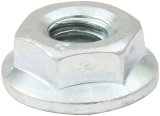 Allstar Performance Spin Lock Nuts ALL18557 Nuts, 1/4-20 in. Thread, 7/16 in. Wrench, Steel, Silver, Set of 10 thumbnail 1