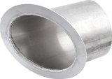 Allstar Performance Exhaust Shields ALL34180 Shield, Single Exit, Aluminum, Natural, Exits 55 degrees To Door, 5.00 in. Tubing Diameter, Each thumbnail 1