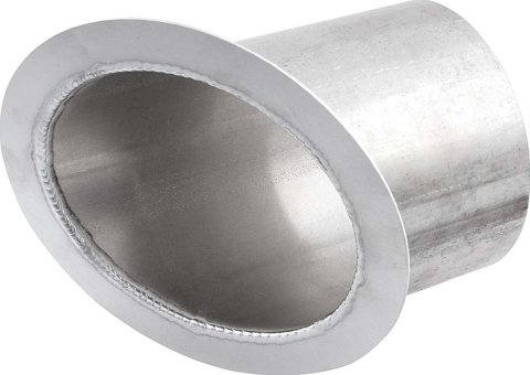 Allstar Performance Exhaust Shields ALL34180 Shield, Single Exit, Aluminum, Natural, Exits 55 degrees To Door, 5.00 in. Tubing Diameter, Each