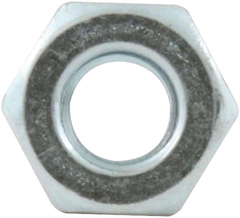 Allstar Performance Standard Hex Nuts ALL16000-50 Nuts, 1/4 in.-20 Threads, Steel, Zinc Plated, Set of 50