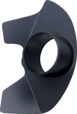 Allstar Performance Brake Ducts ALL42116 Cooling Duct, Single-spindle, Driver Side, Lightweight, Aluminum, Natural, for 3 in. Hose, Each thumbnail 1