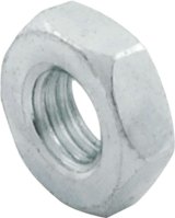 Allstar Performance Steel Jam Nuts ALL18250 Nut, 1/4-28 in, RH Thread, Steel, Set of 4 thumbnail 2