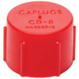 Allstar Performance AN Cap Fittings ALL50804 Caps, Plastic, Red, -8 Female, Set of 20 thumbnail 2
