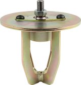 Allstar Performance Swiveler Spring Cups ALL56079 Coil Cup, Swiveler, Upper, Steel, Zinc Plated, Each thumbnail 1