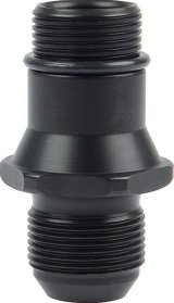Allstar Performance Adapter Fittings ALL31139 Fitting, Adapter, AN to Straight Cut, Straight, Aluminum, Black Anodized, 1 1/4-12 in., -16 AN, Each thumbnail 1