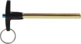 Allstar Performance Quick-Release Pins ALL60308 Pin, Quick-Release, 12,800 lbs. Double Shear Load, 4130 Steel, Gold Iridited, 5/16 in. Diameter, 3 in. Length, Each thumbnail 2