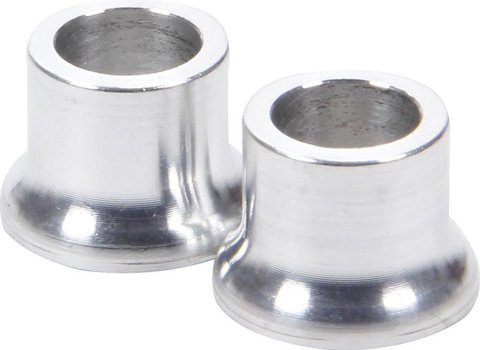 Allstar Performance Tapered Spacers ALL18714 Spacers, Aluminum, 0.525 in. to 0.680 in. Outside Diameter, 0.375 in. Inside Diameter, 0.500 in. Length, Pair