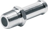 Allstar Performance Radiator Overflow Fittings ALL99312 Fitting, Adapter, NPT to Hose Barb, Straight, Aluminum, Natural, 1/8 in. NPT, 5/16 in. Hose Barb, Each thumbnail 2