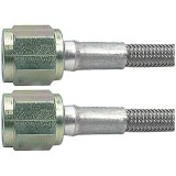 Allstar Performance Braided Steel Lines ALL46310-28 Brake Lines, Stainless Steel, -4 AN, Straight, Female Threads, 28.00 in. Length, Each thumbnail 2