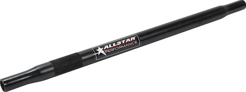 Allstar Performance Steel Suspension Tubes ALL57072 Threaded Tube, Tube, Swedged, 1/2-20 in. RH/LH Thread, Steel, Black Anodized, 14.0 in. Length, Each