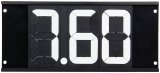 Allstar Performance ET Dial-In Boards ALL23291 Board, 3 Digits, Four Hole Mount, Black with White Numbers, Each thumbnail 1