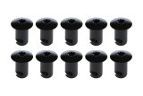 Allstar Performance Oval Head Button Fasteners ALL19077 Quick Fasteners, Fasteners, Torx Head, Aluminum, Black, 0.44 in. Shank Diameter, 0.55 in. Shank Length, Set of 10 thumbnail 1