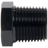 Allstar Performance NPT Plug Fittings ALL49822 Fitting, Plug, Aluminum, Black Anodized, Hex, 1/2 in. NPT, Male Threads, Each thumbnail 2