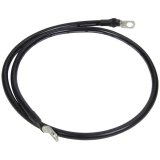 Allstar Performance Ground Straps ALL76341-40 Battery Cable, Cable, 40 in. Length, Black PVC Jacket, 3/8 in. Eyelet Ends, Copper Stranded Wire, 4-gauge, Each thumbnail 1