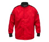 Allstar Performance Single-Layer Driving Jackets ALL931177 Jacket, SFI 3.2A/1, Single Layer, Pyrovatex, Red, 3X-Large, Each thumbnail 1