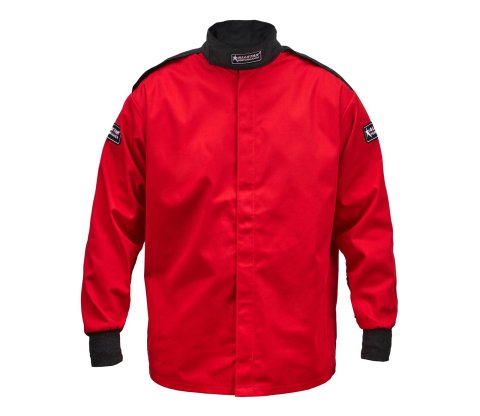 Allstar Performance Single-Layer Driving Jackets ALL931177 Jacket, SFI 3.2A/1, Single Layer, Pyrovatex, Red, 3X-Large, Each