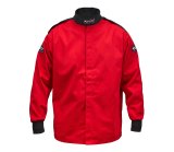Allstar Performance Single-Layer Driving Jackets ALL931177 Jacket, SFI 3.2A/1, Single Layer, Pyrovatex, Red, 3X-Large, Each thumbnail 2