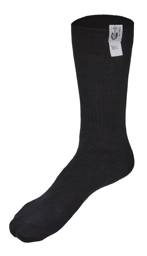 Allstar Performance Fire Retardant Socks ALL926414 Pair SFI 3.3 Thick F/R Black Size 10-11 thumbnail 2