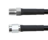 Allstar Performance AN Hose Assemblies ALL48435-36 #3 Coated Braided Line -3 Straight / 1/8" NPT Steel Ends 36" thumbnail 1
