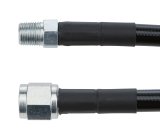 Allstar Performance AN Hose Assemblies ALL48445-30 #4 Coated Braided Line -4 Straight / 1/8" NPT Steel Ends 30" thumbnail 2