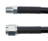 Allstar Performance AN Hose Assemblies ALL48445-28 #4 Coated Braided Line -4 Straight / 1/8" NPT Steel Ends 28" thumbnail 1