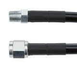 Allstar Performance AN Hose Assemblies ALL48445-18 #4 Coated Braided Line -4 Straight / 1/8" NPT Steel Ends 18" thumbnail 1