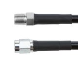 Allstar Performance AN Hose Assemblies ALL48435-24 #3 Coated Braided Line -3 Straight / 1/8" NPT Steel Ends 24" thumbnail 2