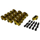COMP Cams Ultra Gold Aluminum Rocker Arms 19016-16 Arm, Gold, Full Roller, 1.6 Ratio, Aluminum, Narrow Body, Self-Aligning, 3/8 in. Stud, Chevy, Set of 16 thumbnail 2