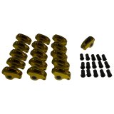 COMP Cams Ultra Gold Aluminum Rocker Arms 19016-16 Arm, Gold, Full Roller, 1.6 Ratio, Aluminum, Narrow Body, Self-Aligning, 3/8 in. Stud, Chevy, Set of 16 thumbnail 4