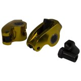 COMP Cams Ultra Gold Aluminum Rocker Arms 19016-16 Arm, Gold, Full Roller, 1.6 Ratio, Aluminum, Narrow Body, Self-Aligning, 3/8 in. Stud, Chevy, Set of 16 thumbnail 5