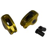 COMP Cams Ultra Gold Aluminum Rocker Arms 19016-16 Arm, Gold, Full Roller, 1.6 Ratio, Aluminum, Narrow Body, Self-Aligning, 3/8 in. Stud, Chevy, Set of 16 thumbnail 6
