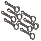 Eagle SIR I-Beam Connecting Rods SIR5700SBLW Rods, I-Beam, Forged 5140 Steel, 5.700 in. Length Center To Center, Chevrolet, Small Block, Set of 8 thumbnail 1