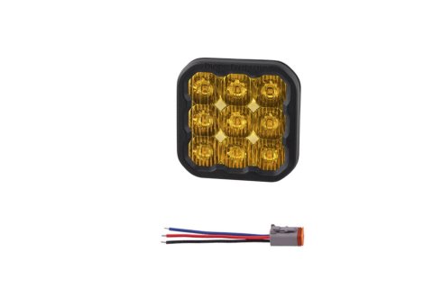 Diode Dynamics Light Bars, Pods and Fog Lights DD6783SNB LED Light, SS5 LED Pod Pro Yellow Driving - No Brackets (single)