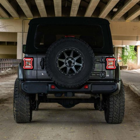 Diode Dynamics Taillight Assemblies FL0014 2018-2024 Jeep Wrangler LED Tail Lights Smoke (pair)