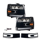 Diode Dynamics Headlight Assemblies FL0004 2007-2013 Chevrolet Silverado LED Reflector Headlights (pair) thumbnail 4