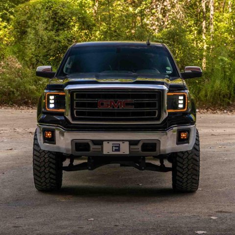 Diode Dynamics Headlight Assemblies FL0023 2014+ GMC Sierra 1500/2500/3500 LED Projector Headlights Amber DRL (pair) thumbnail 4